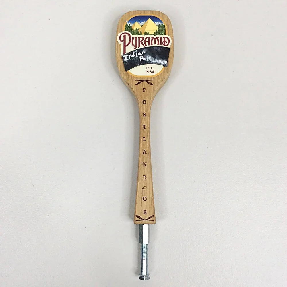 Pyramid Brewing Beer Tap Handle Apricot‎ Ale Indian Pale Lager Portland Oregon